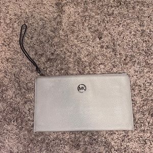 Michael Kors Gray Wristlet